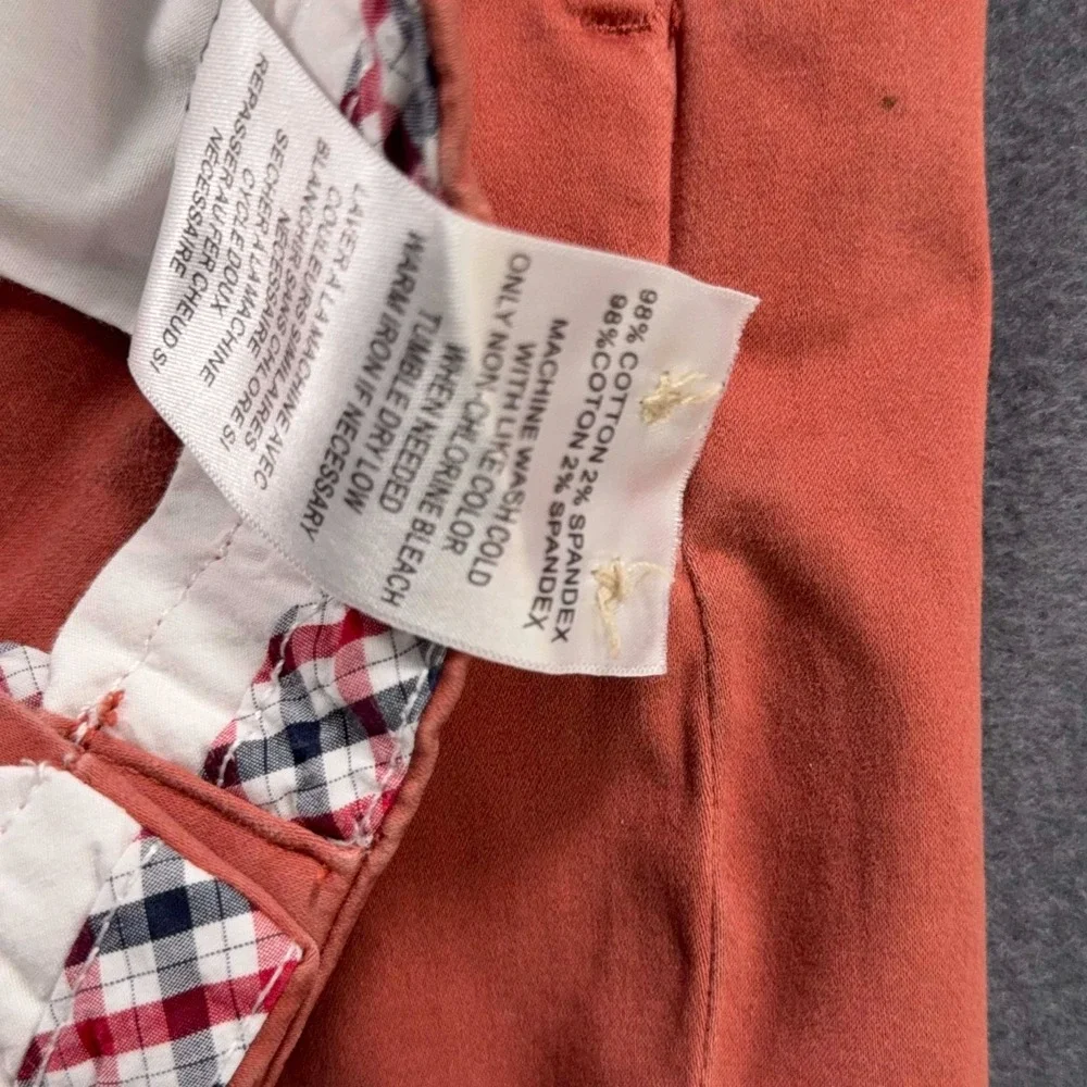Ben Sherman Mens Chino‎ Shorts 34 Brick Red Stretch Walking Shorts 34x9